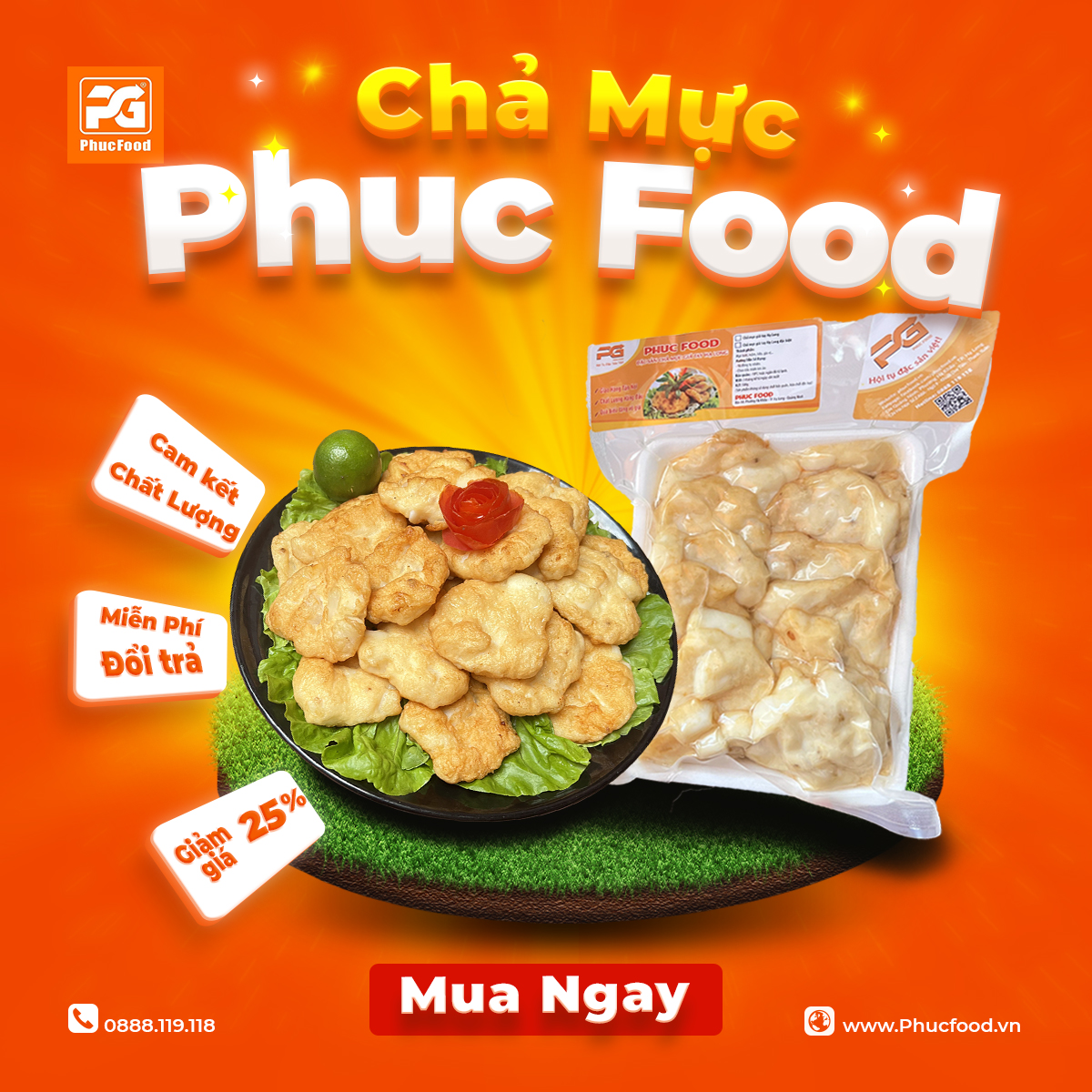 Chả mực Phúc Food 33